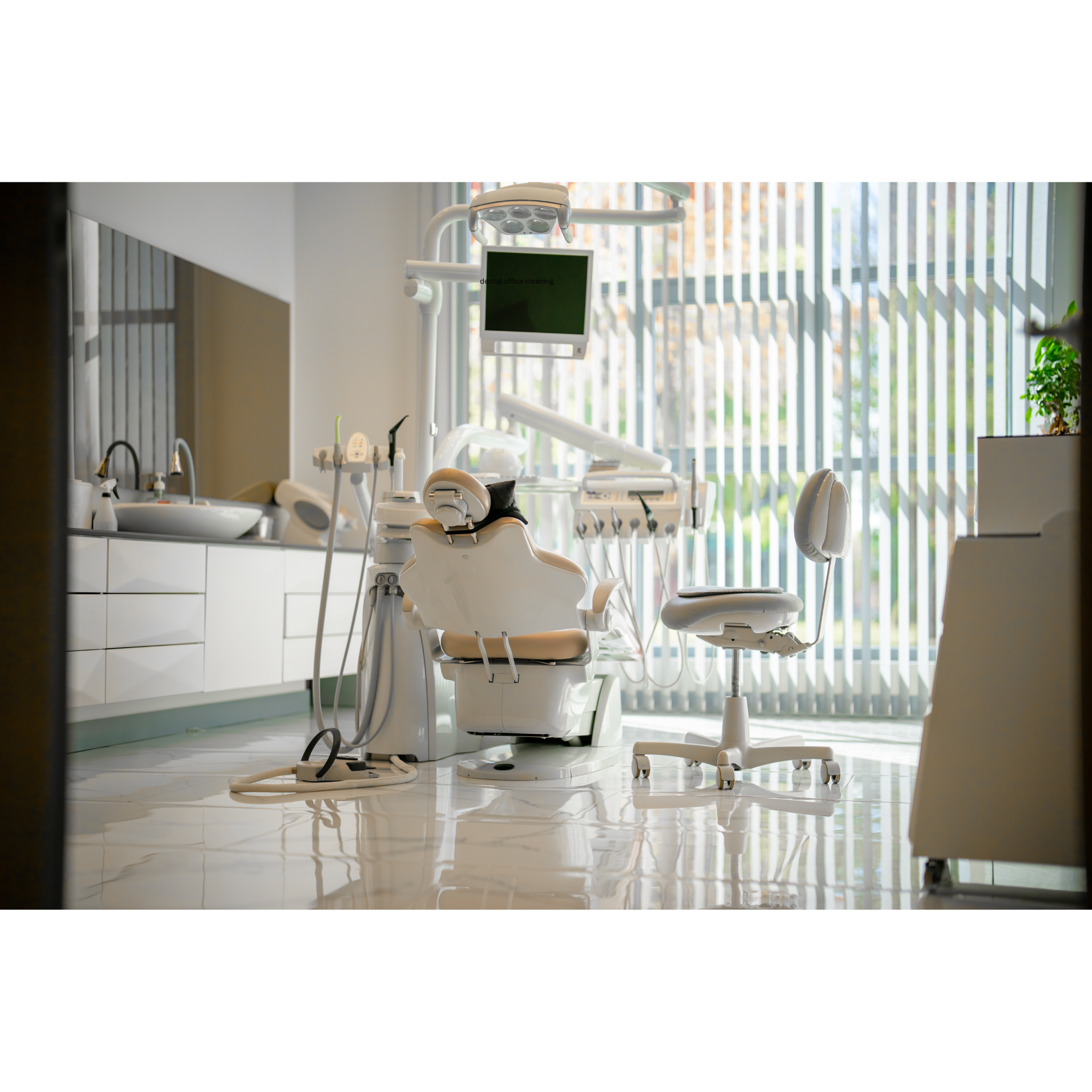 modern dental office treatment room cleaning
